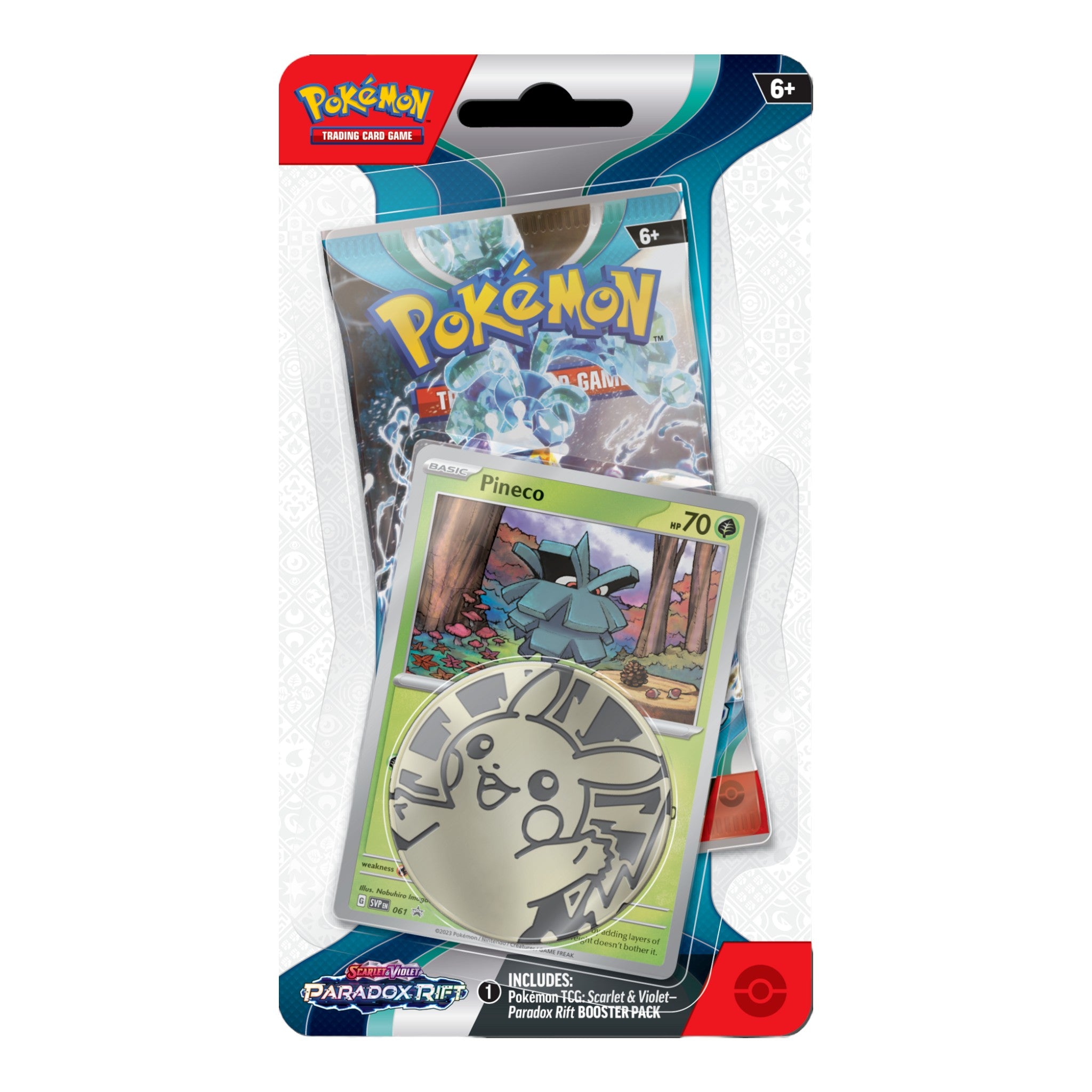 Pokémon TCG: Scarlet & Violet - Paradox Rift - Checklane Blister - Pineco - archivebyx