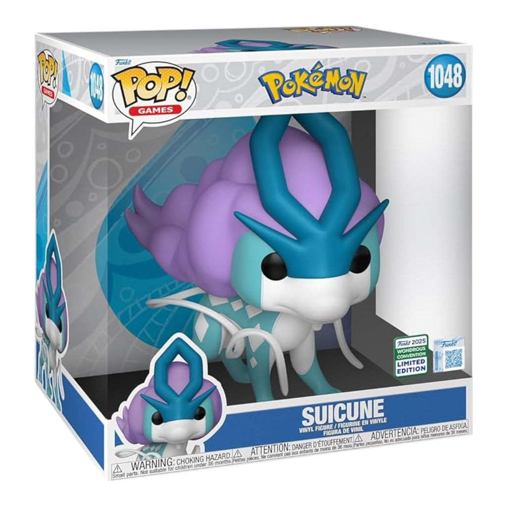 Funko POP! (85790): Suicune (1048)(Exclusive) POP! Jumbo 10": Pokemon