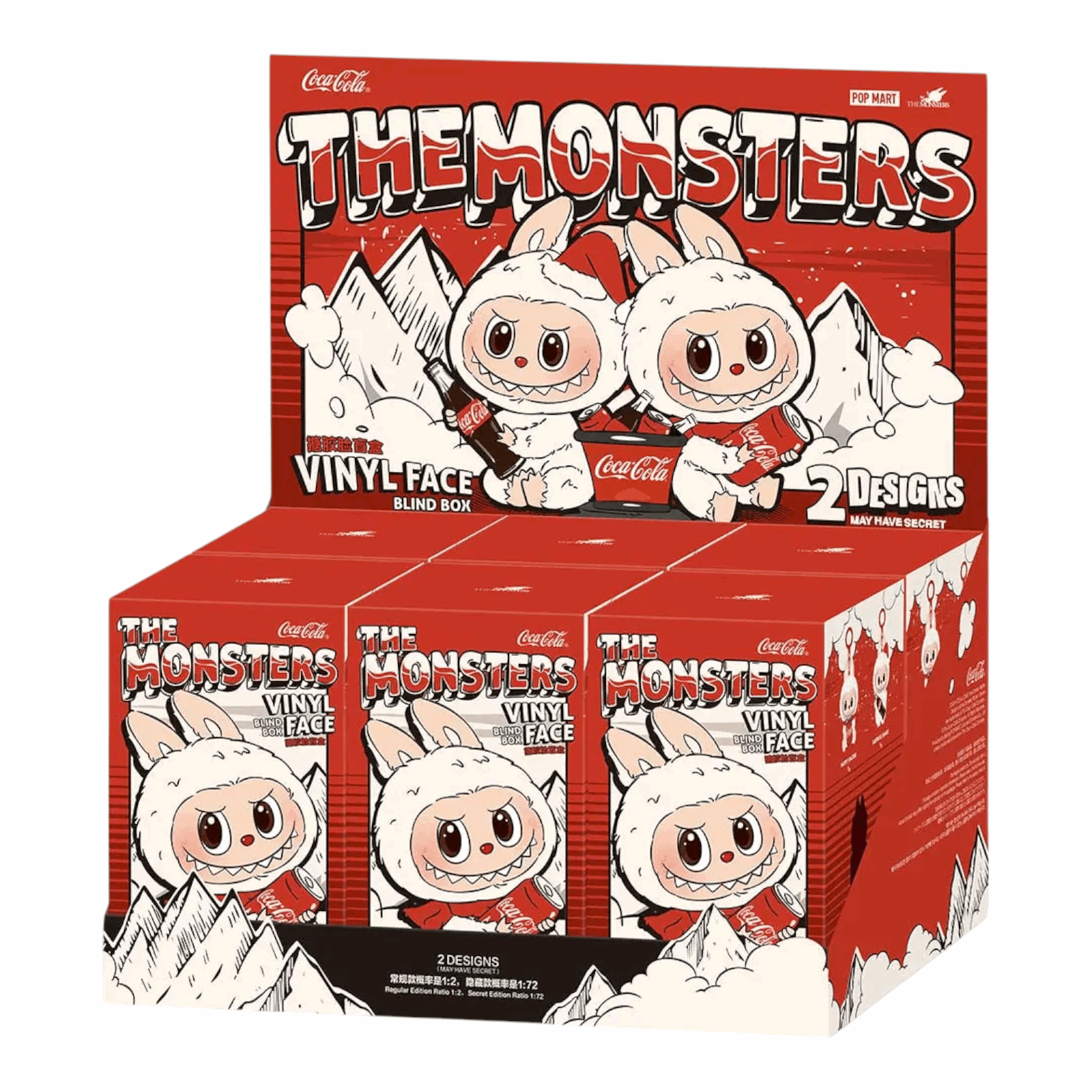 Pop Mart Labubu The Monsters Coca Cola Series Vinyl Face Sealed Case (6 Blind Box)