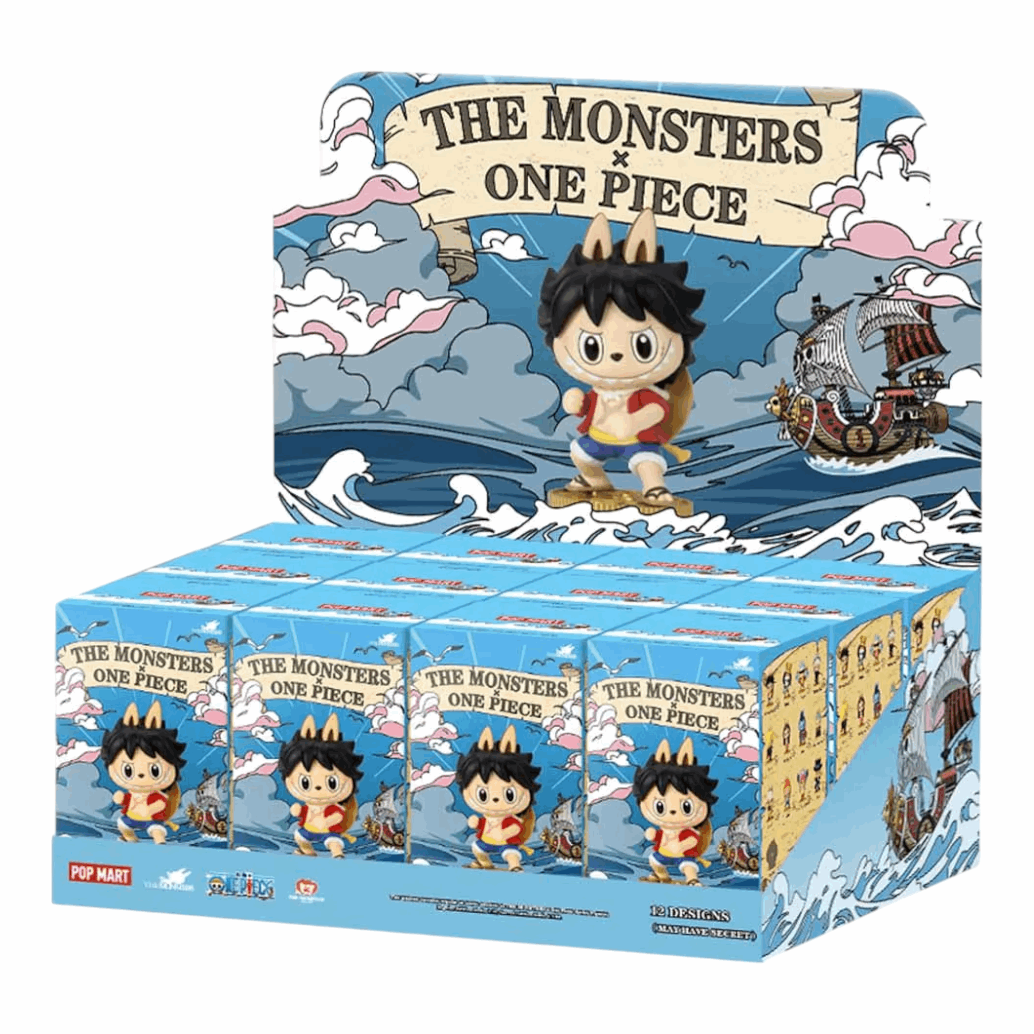 Pop Mart The Monsters x One Piece Series Sealed Case (12 Blind Boxes)