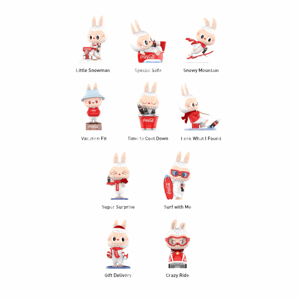 Pop Mart Labubu The Monsters Coca Cola Series Vinyl Face Sealed Case (6 Blind Box)