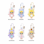 Pop Mart Baby Molly Pocket Friends Series Vinyl Plush Pendant Sealed Case (6 Blind Box)
