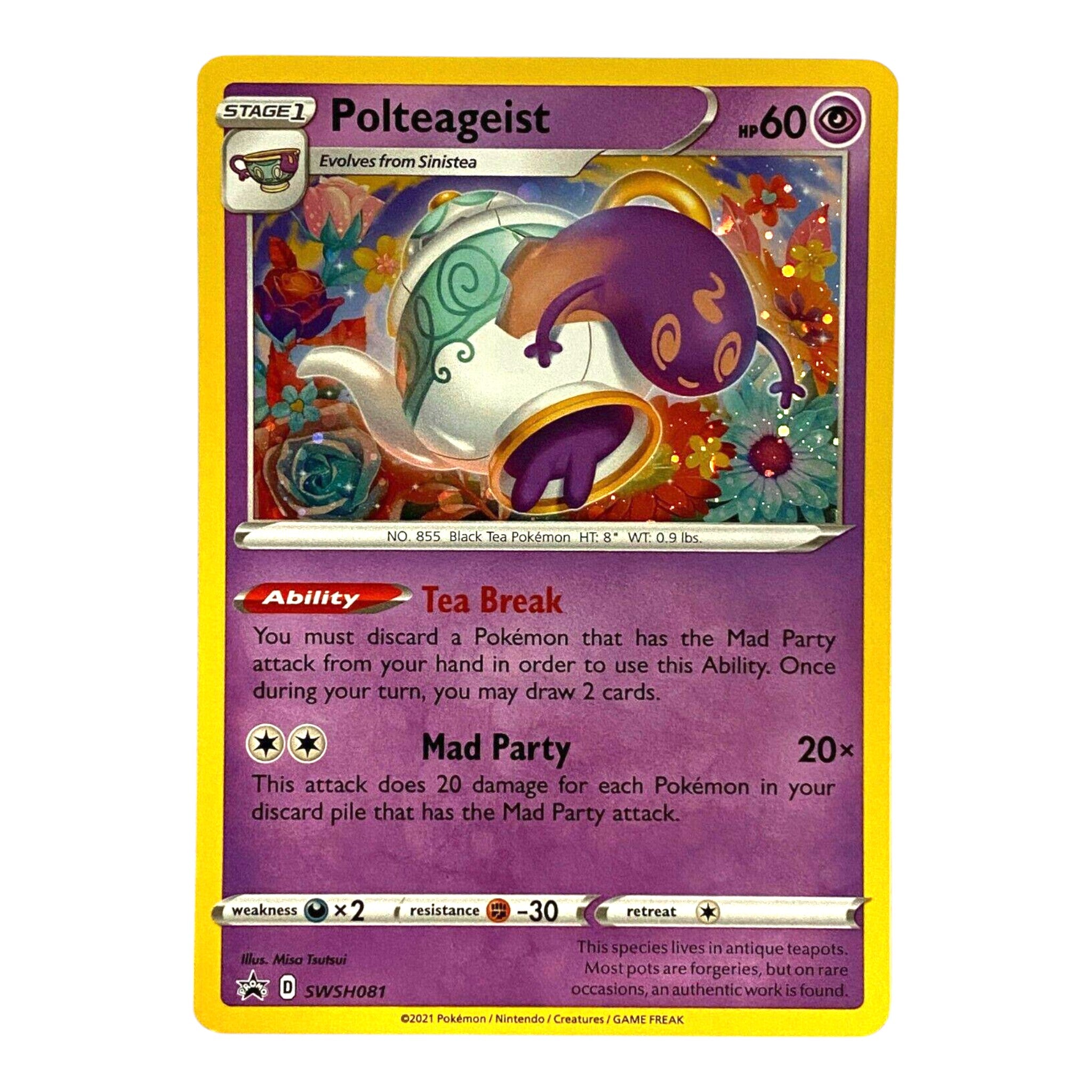 Pokémon Polteageist #SWSH081 - archivebyx