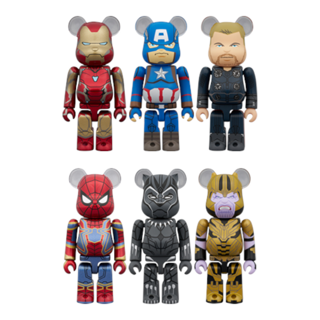 Bearbrick BE@RBRICK The Infinity Saga Iron Man Mark IV 100%