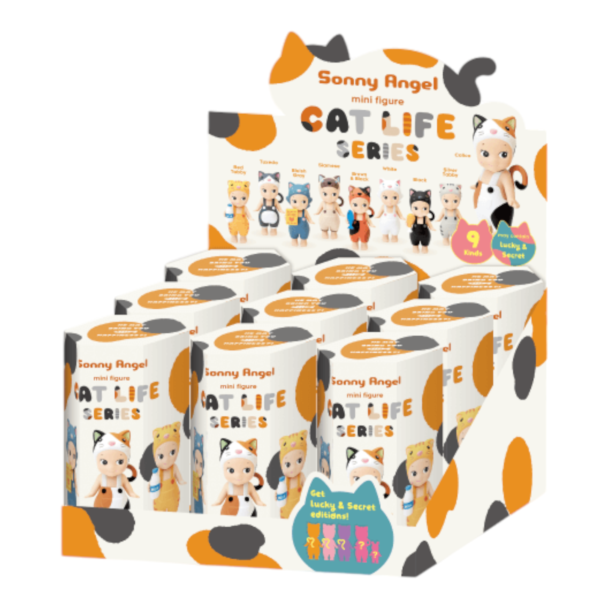 Sonny Angel Cat Life Series Sealed Case (9 Blind Box)