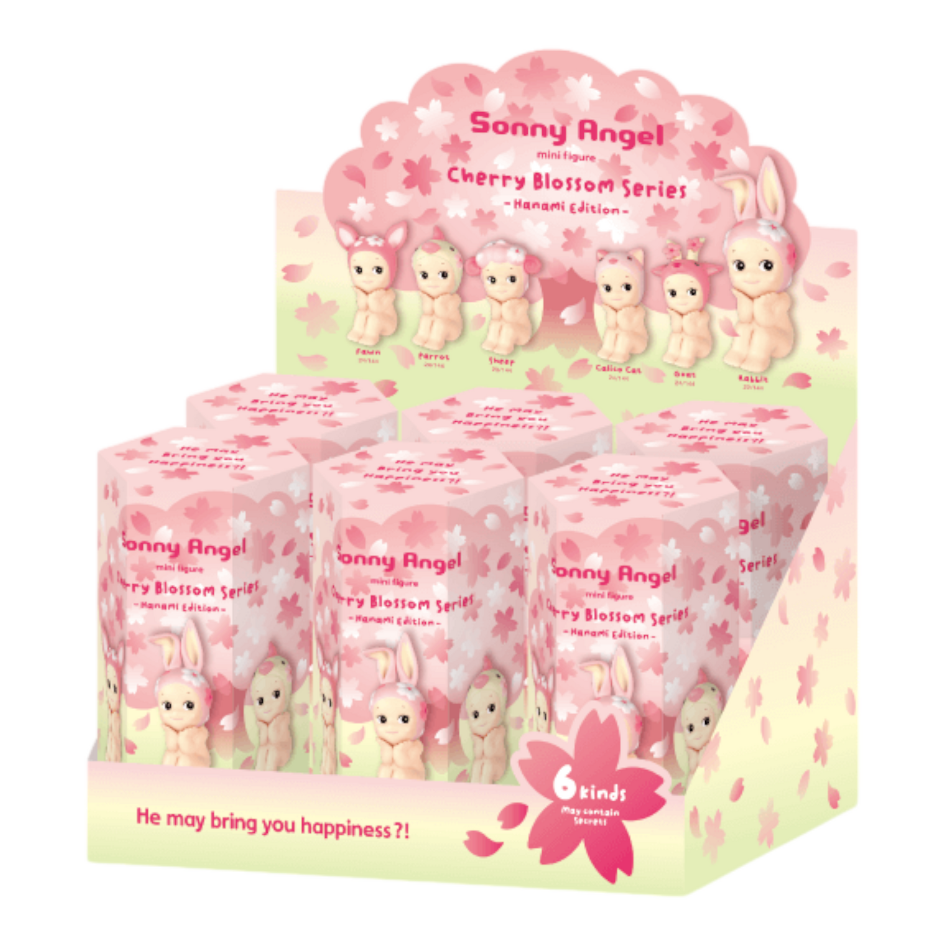 Sonny Angel シークレットCherry Blossom Hanami Laleczka limitowana CHERRY BLOSSOM HANAMI EDITION Sonny