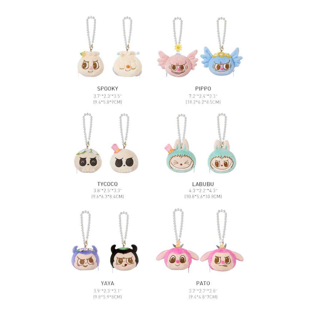 Pop Mart Labubu The Monsters Party Series Reversible Plush Doll Sealed Case (6 Blind Box)