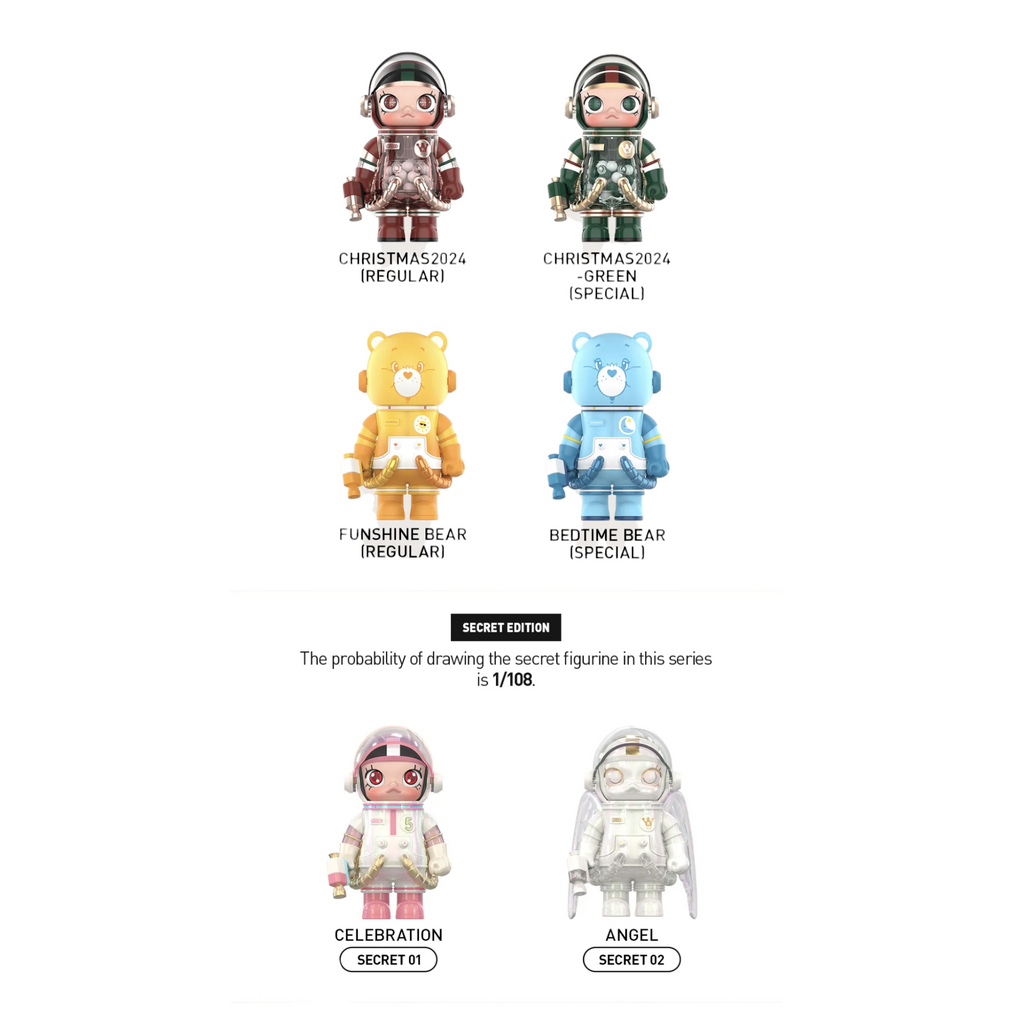 Pop Mart Mega Space Molly Series 4 100% Single (Blind Box)