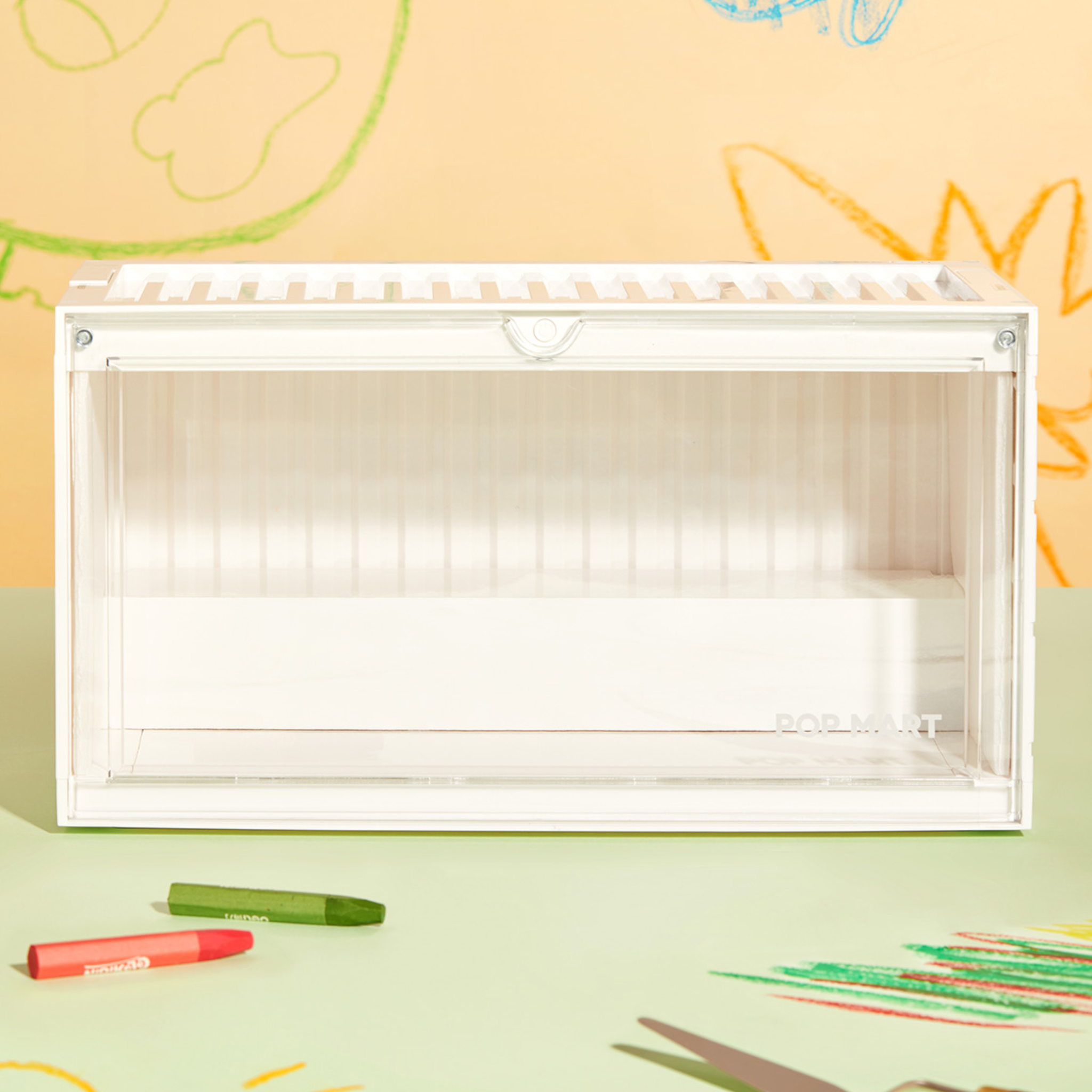 POP MART LED-Leuchtdisplay-Behälter – Baby Molly als ich drei war