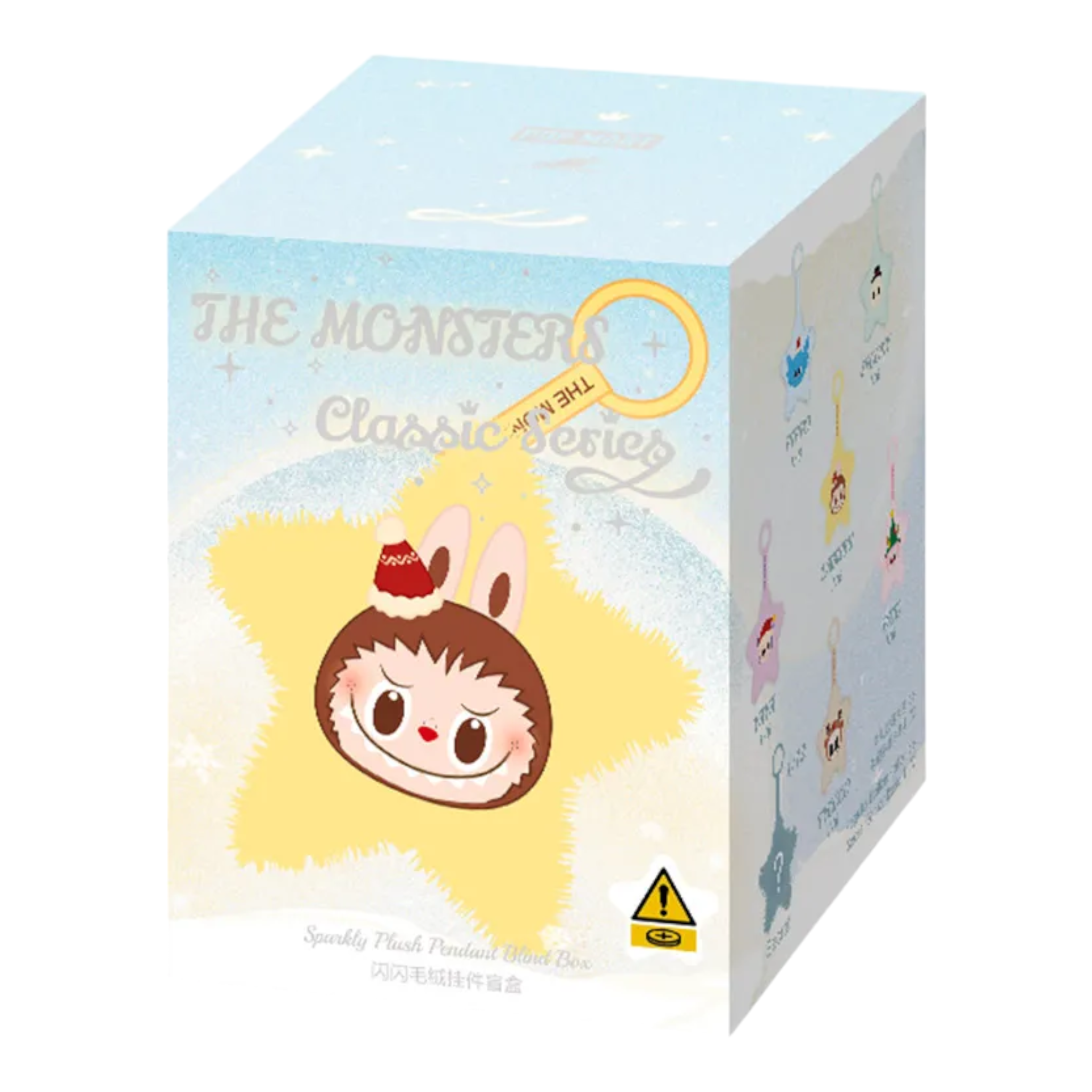 Pop Mart Labubu The Monsters Classic Series Glitzernder Plüschanhänger, einzeln (Blindbox)