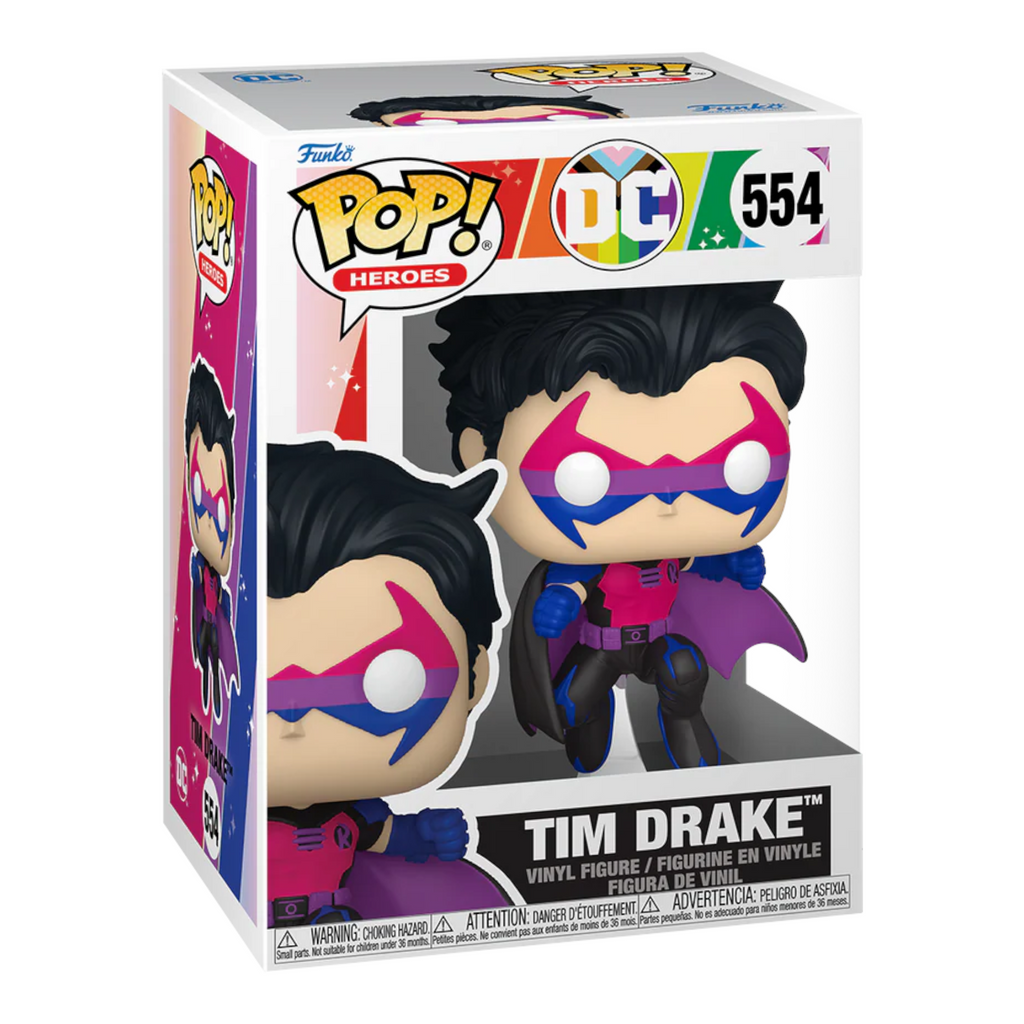 Funko POP! (84152) : Tim Drake Pride Flag ver. (554) POP! Heroes: DC Comics Pride