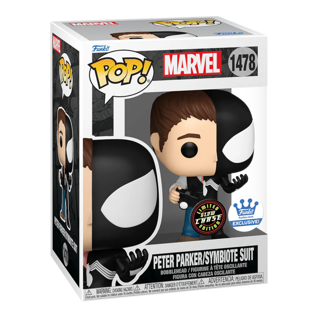 Funko POP! (84954) : Peter Parker/Symbiote Suit (1478)(Exclusive) POP! Marvel: Split