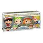 Funko POP! (84472) : Luffy, Zoro, Nami, Sanji (Exclusive) POP! Animation: One Piece (Pack 4)