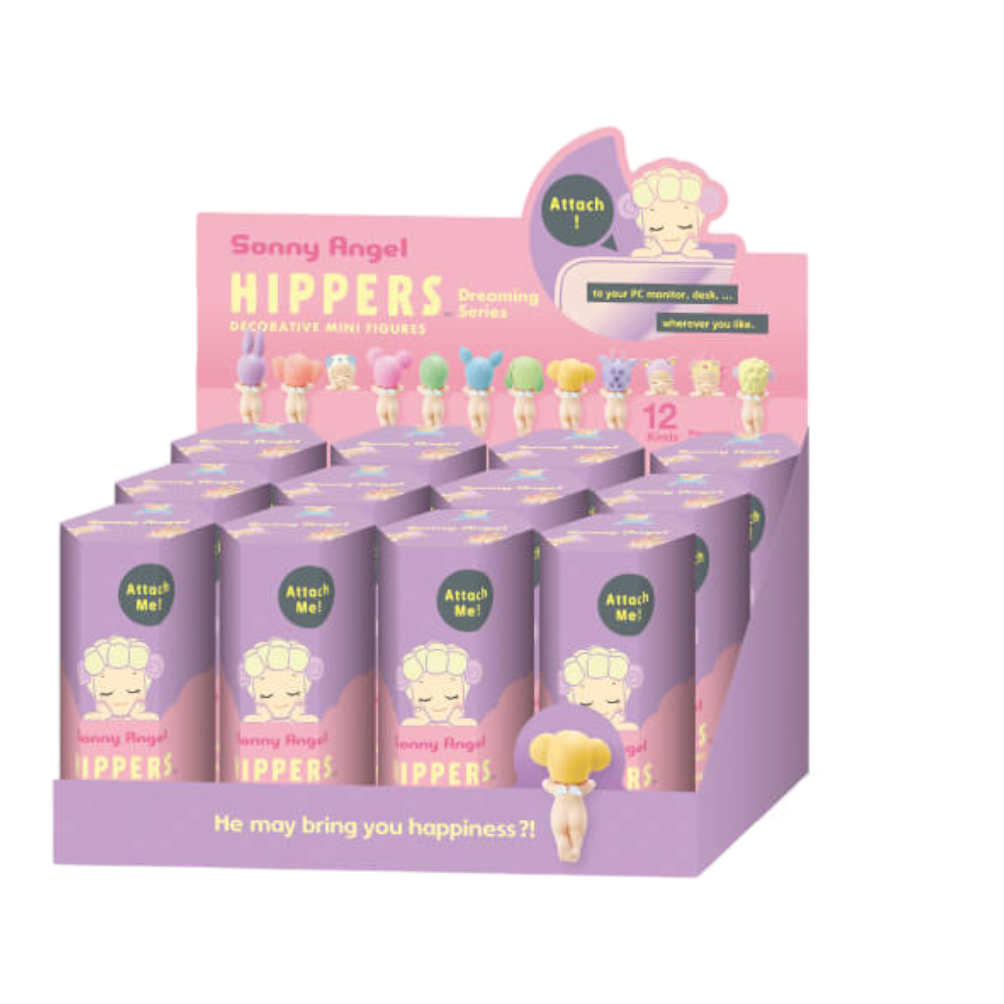 Sonny Angel Hippers Decorative Dreaming Series Sealed Case (12 Blind Box)