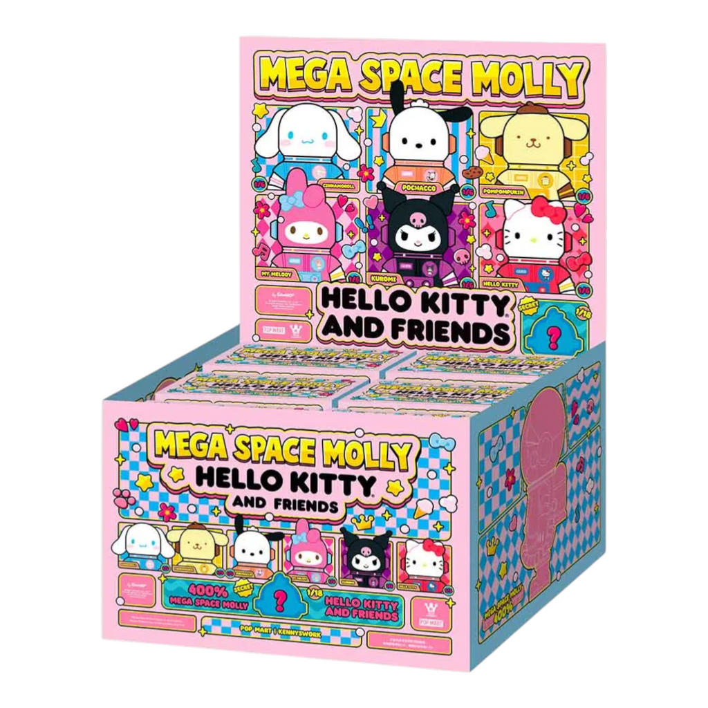 Pop Mart Mega Space Molly Sanrio Characters Series Sealed (6 Blind Boxes) 400%