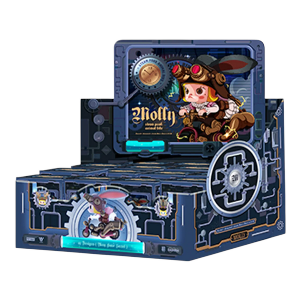 Pop Mart Molly Steam Punk Animal Bike Series Figure Sealed Case (12 Blind Box)