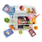 Pop Mart Labubu, die Monster, Wacky Mart-Serie, Squishy-Charm, versiegelte Hülle (6 Blindboxen)