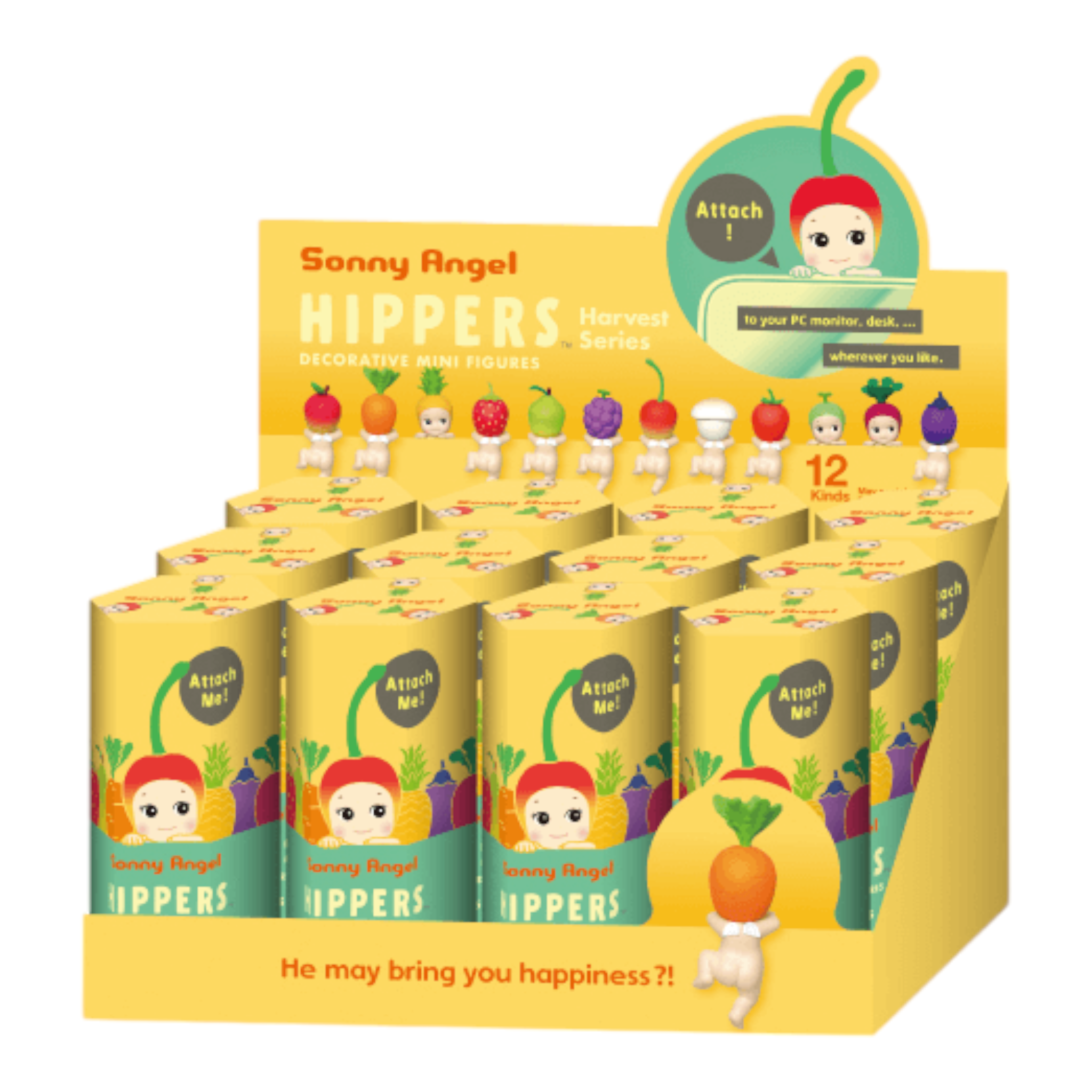 Sonny Angel Hippers Decorative Harvest Series Sealed Case (12 Blind Box)
