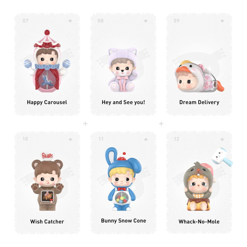 Pop Mart Hacipupu Rolling Time Machine Series Figures Single Blind Box Single (Blind Box)