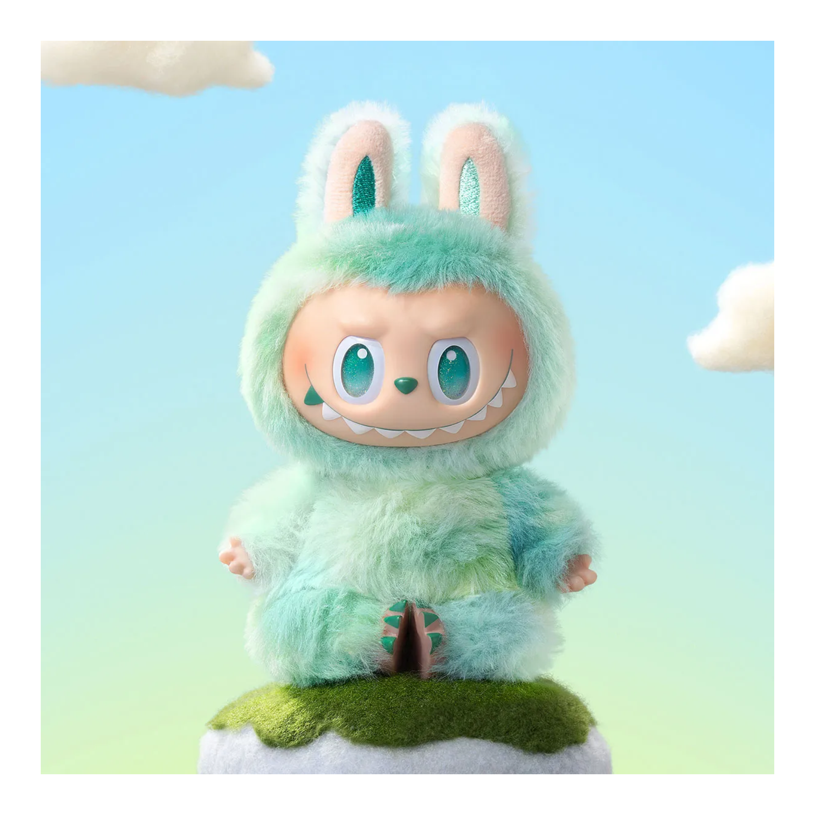 Pop Mart Labubu The Monsters Big into Energy Series Vinyl-Plüschanhänger, einzeln (Blindbox)