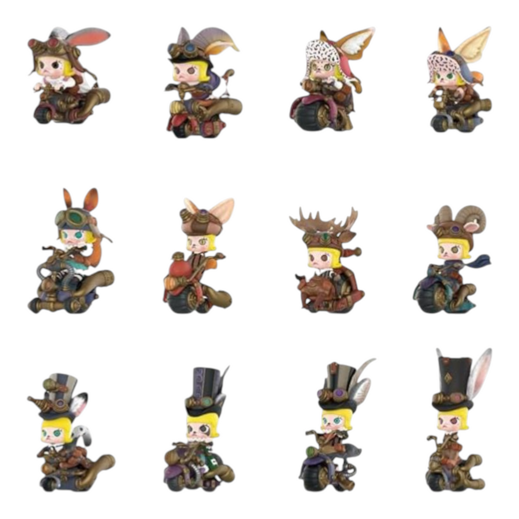 Pop Mart Molly Steam Punk Animal Bike Series Figure Sealed Case (12 Blind Box)