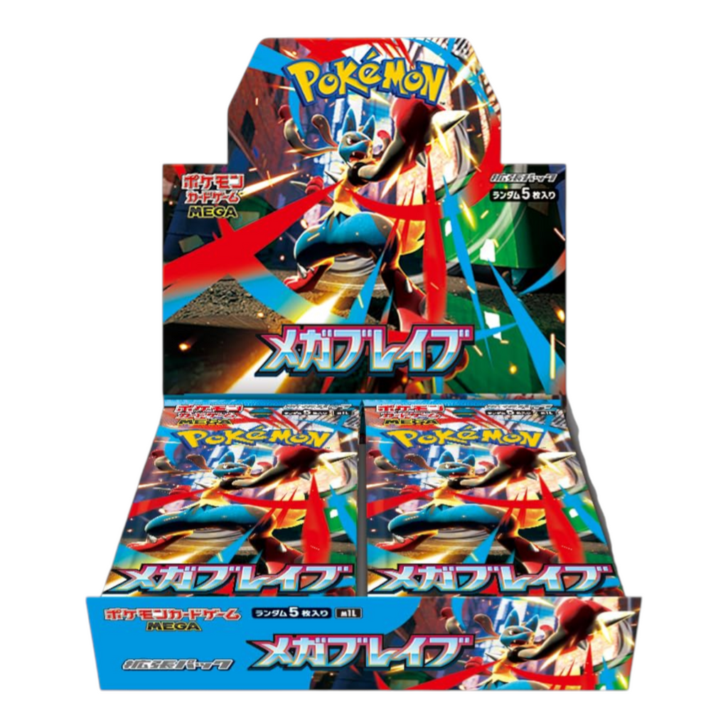 Pokemon Card Game MEGA Expansion Pack "Mega Brave" Box Japan