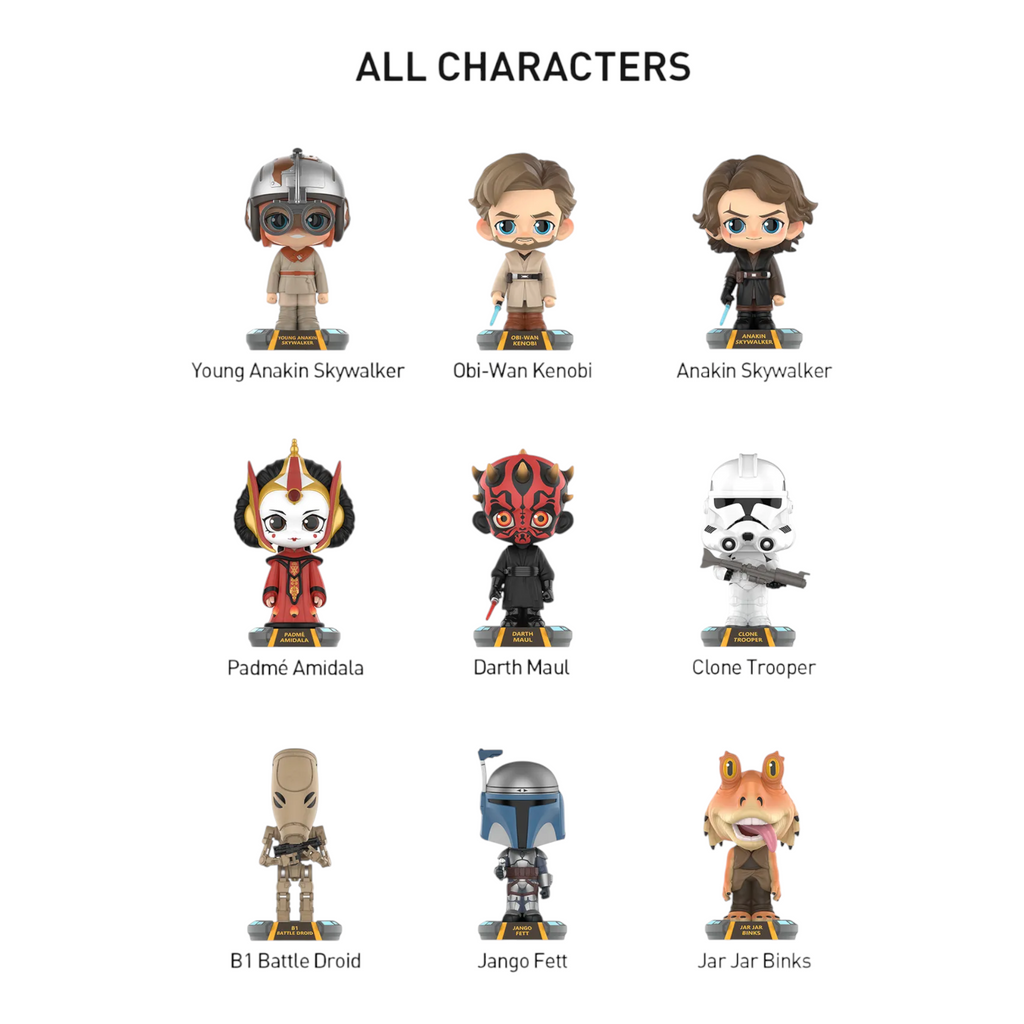 Pop Mart Star Wars Bobblehead Series Figures Sealed Case (12 Blind Box)