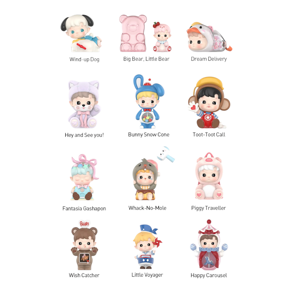 Pop Mart Hacipupu Rolling Time Machine Series Figures Single Blind Box Single (Blind Box)