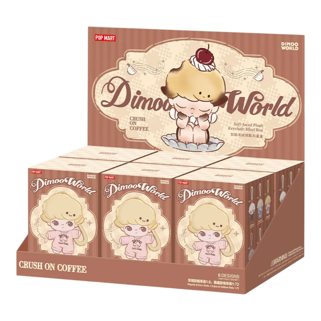 Dimoo World CRUSH ON COFFEE ボックス DIMOO Crush on Coffee シリーズ イヤホンケース - POP MART