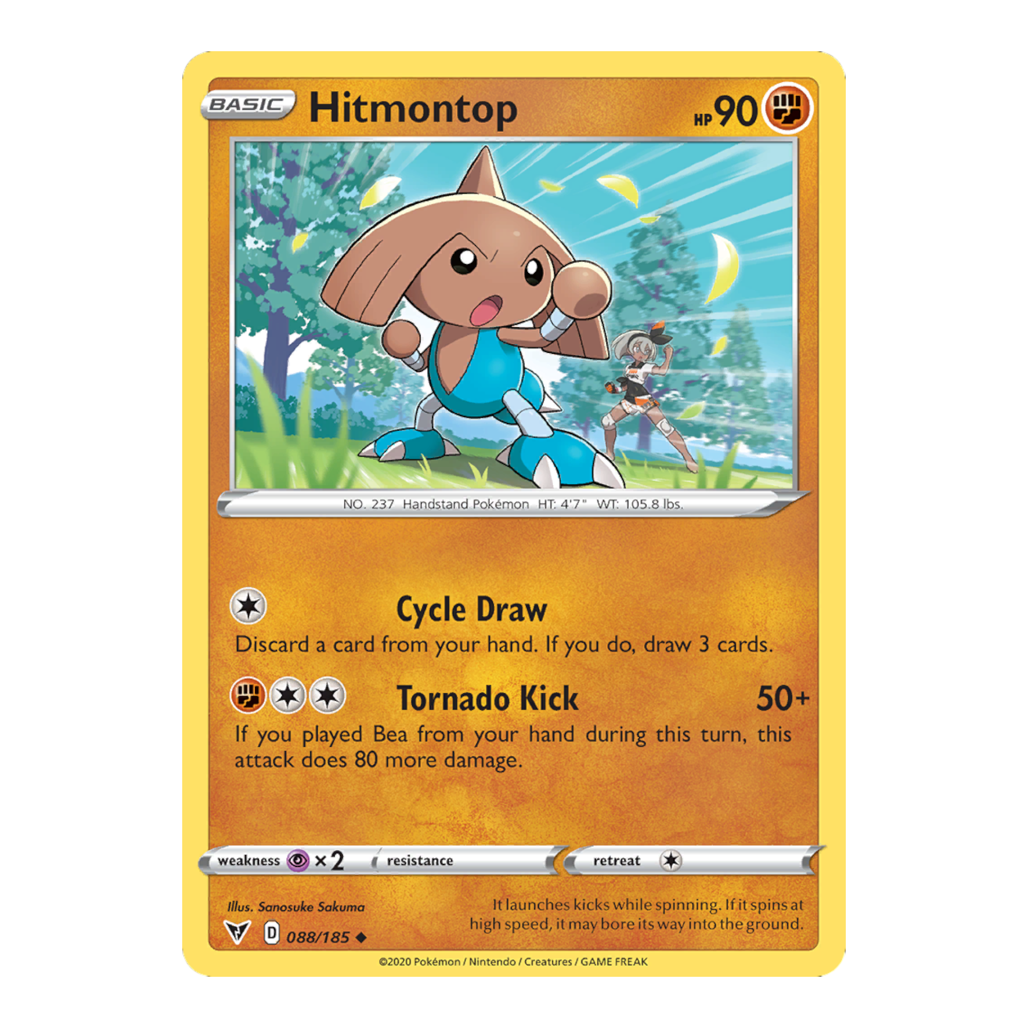 Pokémon Hitmontop #088/185 – archivebyx