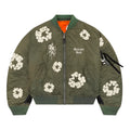 Denim Tears x Delicate Unit Bomber Jacket Green - archivebyx