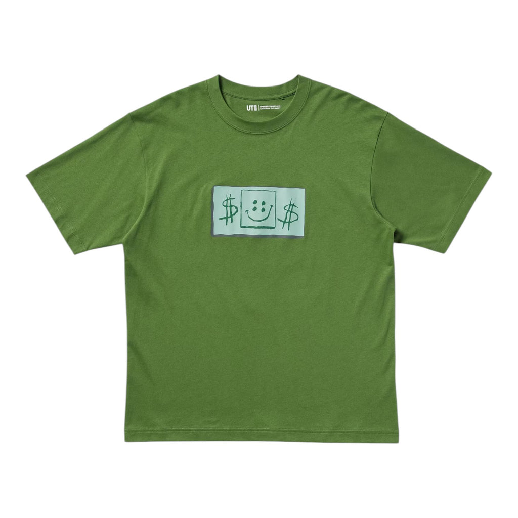 Uniqlo x CPFM Spongebob Squarepants UT Graphic T-Shirt Olive - archivebyx