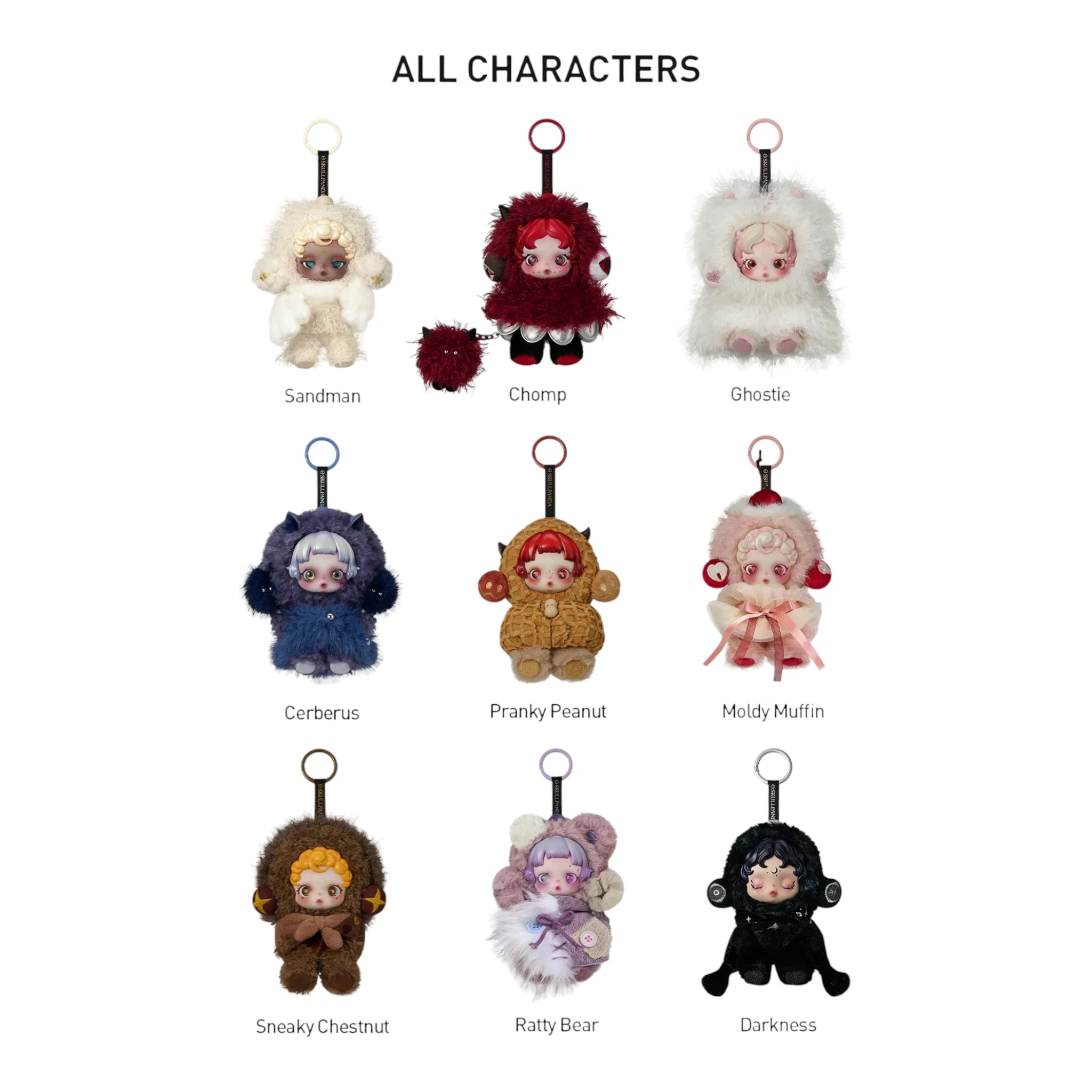 Pop Mart SKULLPANDA You Found Me! Series Plush Doll Pendant Single Pop Mart SKULLPANDA You Found Me! Series Plush Doll Pendant Single