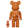 Bearbrick BE@RBRICK Yellow Heart Reverse Ver. 100％ & 400％