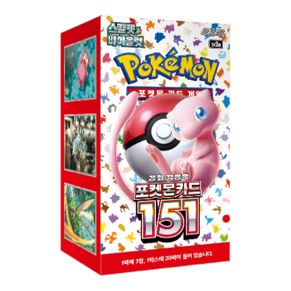 Pokemon Card Game Scarlet & Violet Enhanced Expansion Pack "Pokemon Card 151" Box Korea