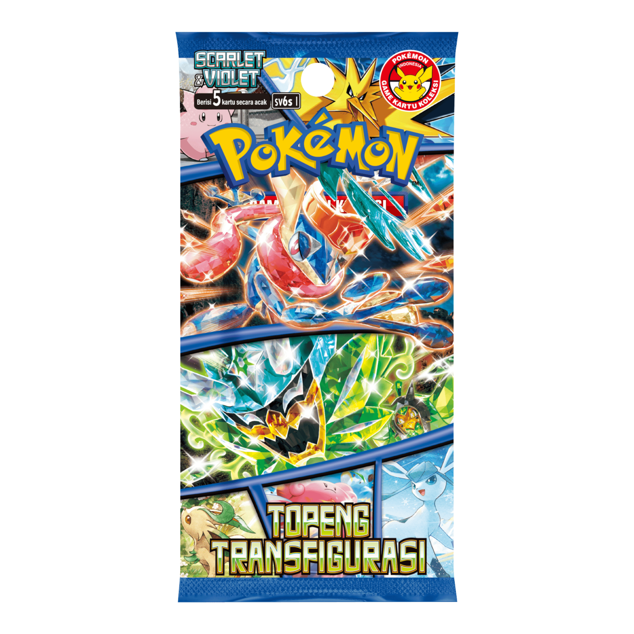 Pokémon TCG Scarlet & Violet Transfiguration Mask (SV6SI) Booster Pack Indonesia
