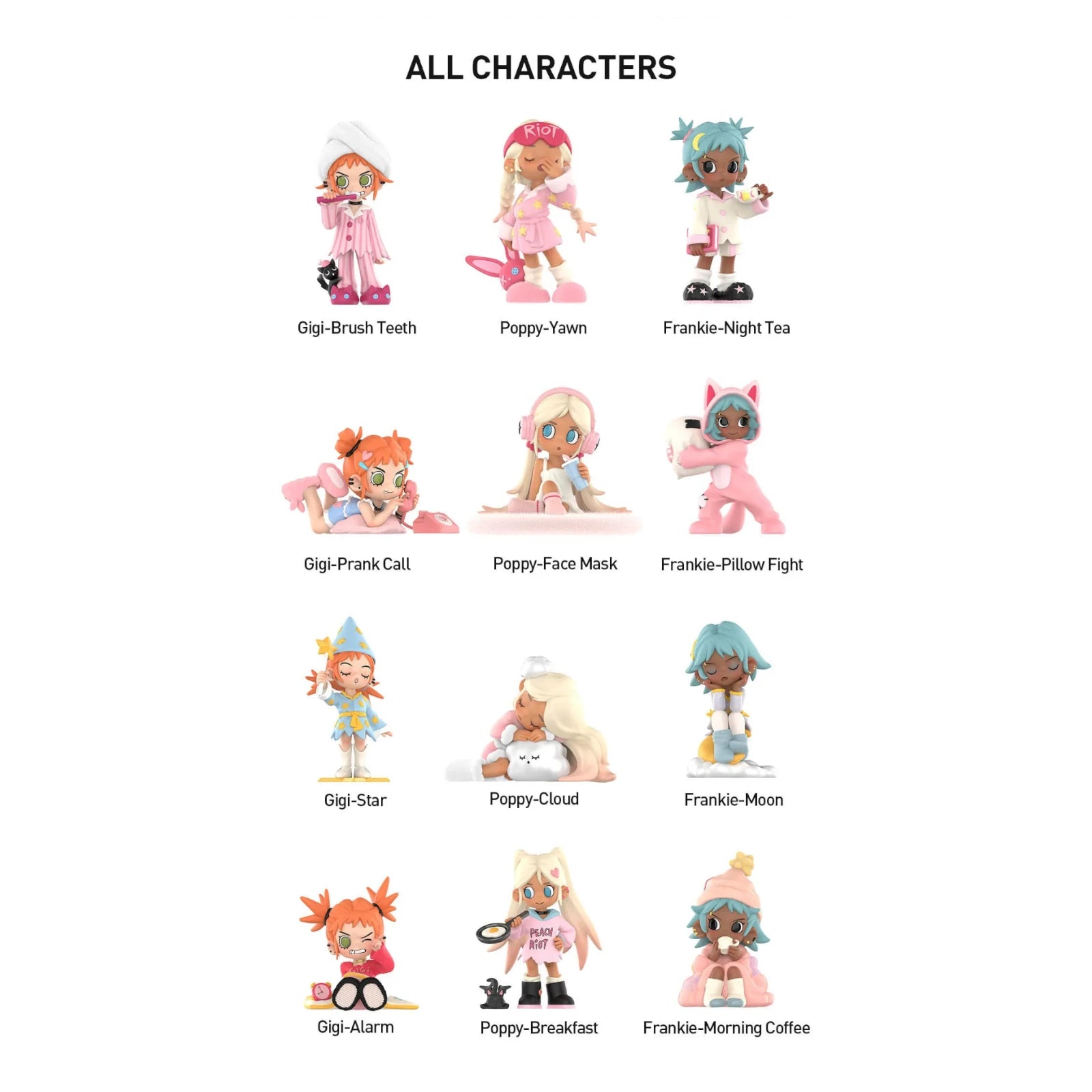 Pop Mart Lil Peach Riot Sleepover Series Figures Single (Blind Box)