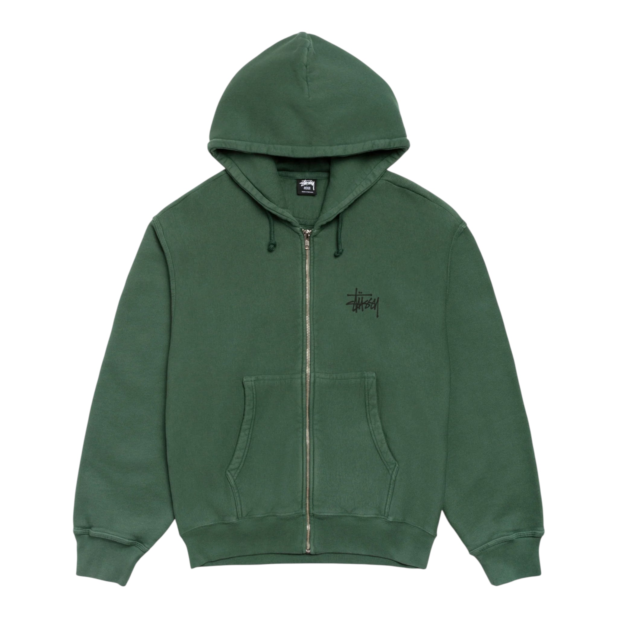 Stussy Basic Zip Hoodie Pigment